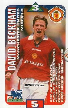 Sticker David Beckham - Squads Premier League 1996-1997. Pro Edition n. 77 - Subbuteo