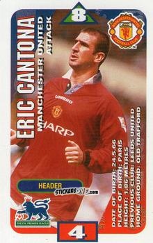 Figurina Eric Cantona - Squads Premier League 1996-1997. Pro Edition n. 78 - Subbuteo