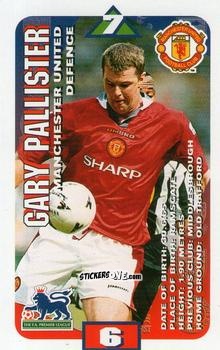 Figurina Gary Pallister - Squads Premier League 1996-1997. Pro Edition n. 79 - Subbuteo