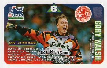 Figurina Gary Walsh - Squads Premier League 1996-1997. Pro Edition n. 88 - Subbuteo