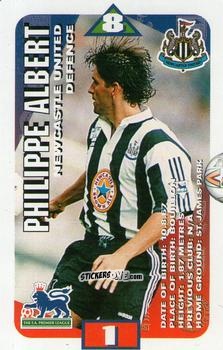 Cromo Philippe Albert - Squads Premier League 1996-1997. Pro Edition n. 99 - Subbuteo