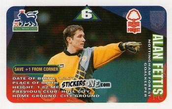 Cromo Alan Fettis - Squads Premier League 1996-1997. Pro Edition n. 103 - Subbuteo