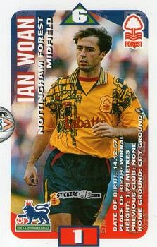 Sticker Ian Woan - Squads Premier League 1996-1997. Pro Edition n. 106 - Subbuteo