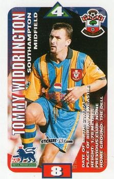 Sticker Tommy Widdrington - Squads Premier League 1996-1997. Pro Edition n. 123 - Subbuteo