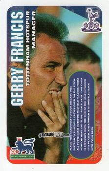 Cromo Gerry Francis - Squads Premier League 1996-1997. Pro Edition n. 131 - Subbuteo