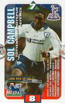 Cromo Sol Campbell - Squads Premier League 1996-1997. Pro Edition n. 136 - Subbuteo