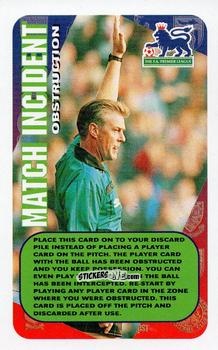 Cromo Obstruction - Squads Premier League 1996-1997. Pro Edition n. M1 - Subbuteo