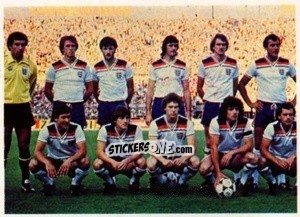 Figurina England - Fussball 1980-1981 n. 4 - Bergmann