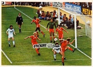 Cromo Milewski / Burns / Anderson / Shilton / Keegan / Gray / Bewyer - Fussball 1980-1981 n. 40 - Bergmann