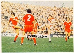Cromo Zewe / Konopka / Zimmermann / Littbarski / Schuster - Fussball 1980-1981 n. 64 - Bergmann