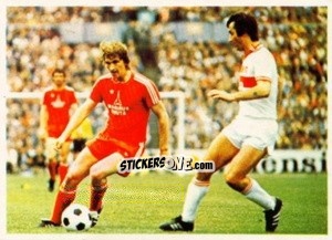 Cromo Klaus Augenthaler / Holcer - Fussball 1980-1981 n. 82 - Bergmann