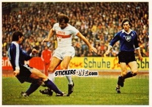 Figurina Peter Nogly / Volkert / Manfred Kaltz - Fussball 1980-1981 n. 106 - Bergmann