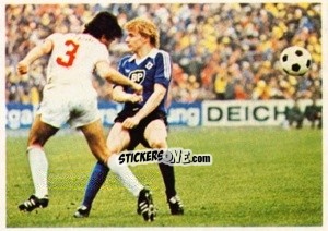 Cromo Hieronymus / Elmer - Fussball 1980-1981 n. 109 - Bergmann