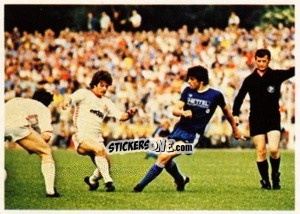 Sticker Hermann Kohlenbrenner / Jurgen Kaminsky - Fussball 1980-1981 n. 150 - Bergmann
