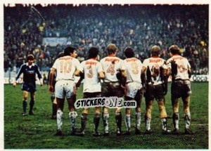 Cromo Die Mauer des Vfb - Fussball 1980-1981 n. 163 - Bergmann
