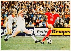 Cromo Thomas Horster / Hieronymus / Jakobs - Fussball 1980-1981 n. 210 - Bergmann