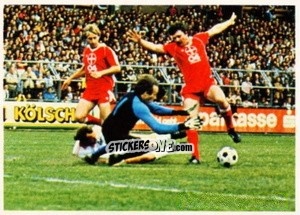 Cromo Makel / Reimann / Klimke / Demuth - Fussball 1980-1981 n. 213 - Bergmann
