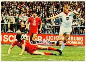 Cromo Demuth / Hrubesch / Posner - Fussball 1980-1981 n. 214 - Bergmann