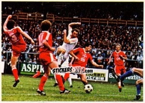 Cromo Demuth / Elgl / Posner / Hermann / Makel - Fussball 1980-1981 n. 216 - Bergmann