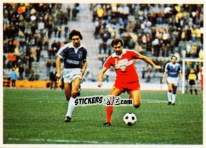 Figurina Jurgen Strack / Georg Volkert - Fussball 1980-1981 n. 223 - Bergmann