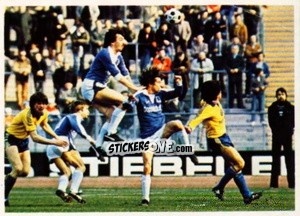 Cromo Grunther / Wohlers / Trimhold / Borg - Fussball 1980-1981 n. 228 - Bergmann