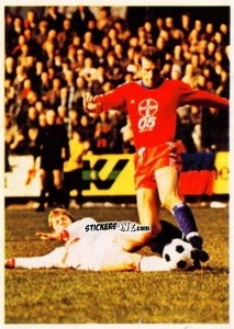 Figurina Jan Mattsson / Bernd Forster - Fussball 1980-1981 n. 254 - Bergmann