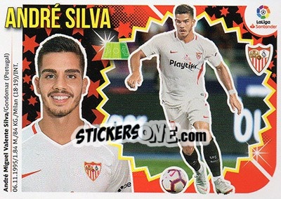 Figurina 49 André Silva (Sevilla FC) - Liga Spagnola 2018-2019 n. 759 - Colecciones ESTE