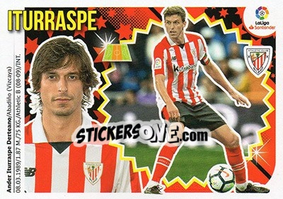 Figurina Iturraspe (11B) - Liga Spagnola 2018-2019 n. 84 - Colecciones ESTE
