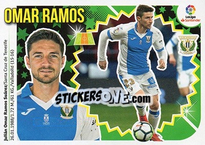 Figurina Omar Ramos (11B) - Liga Spagnola 2018-2019 n. 383 - Colecciones ESTE