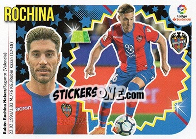 Figurina Rochina (14BIS) - Liga Spagnola 2018-2019 n. 421 - Colecciones ESTE
