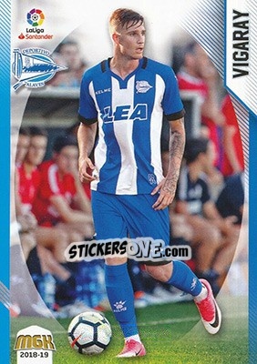 Figurina Vigaray - Liga 2018-2019. Megacracks n. 5 - Panini