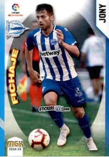 Figurina Jony - Liga 2018-2019. Megacracks n. 16 - Panini