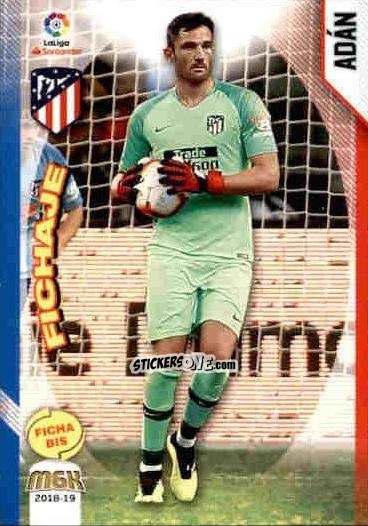 Figurina Adán - Liga 2018-2019. Megacracks n. 57bis - Panini
