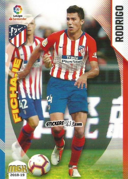 Figurina Rodri - Liga 2018-2019. Megacracks n. 65 - Panini