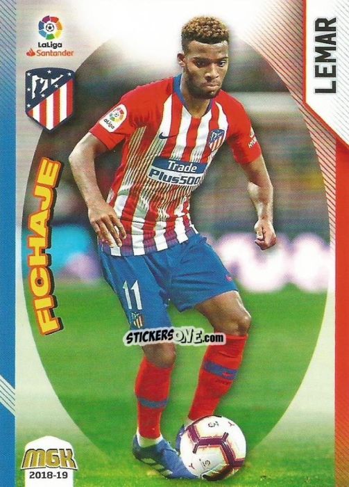 Sticker Lemar - Liga 2018-2019. Megacracks n. 66 - Panini