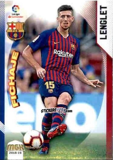 Figurina Lenglet - Liga 2018-2019. Megacracks n. 91 - Panini