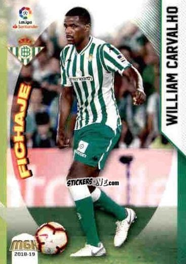 Figurina William Carvalho - Liga 2018-2019. Megacracks n. 118 - Panini