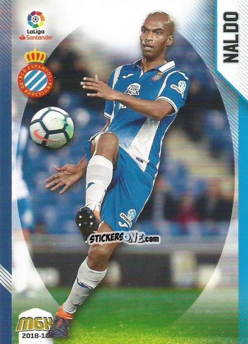 Figurina Naldo - Liga 2018-2019. Megacracks n. 196 - Panini
