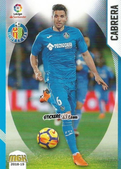 Figurina Cabrera - Liga 2018-2019. Megacracks n. 223 - Panini