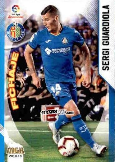 Figurina Sergi Guardiola - Liga 2018-2019. Megacracks n. 234 - Panini