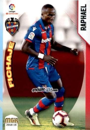 Figurina Raphael - Liga 2018-2019. Megacracks n. 345 - Panini