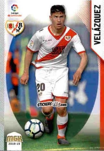 Figurina Velazquez - Liga 2018-2019. Megacracks n. 385 - Panini