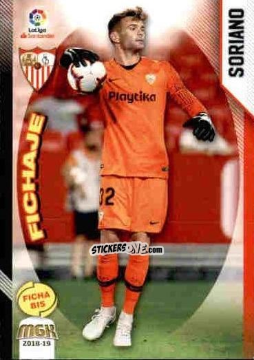 Figurina Soriano - Liga 2018-2019. Megacracks n. 435bis - Panini