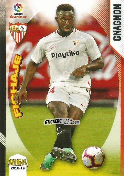 Figurina Gnagnon - Liga 2018-2019. Megacracks n. 439 - Panini