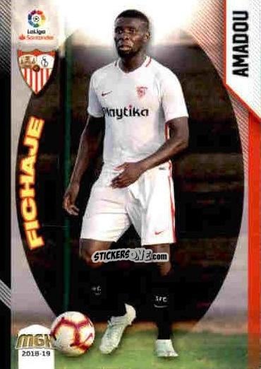 Figurina Amadou - Liga 2018-2019. Megacracks n. 443 - Panini