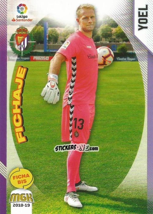 Figurina Yoel - Liga 2018-2019. Megacracks n. 489bis - Panini