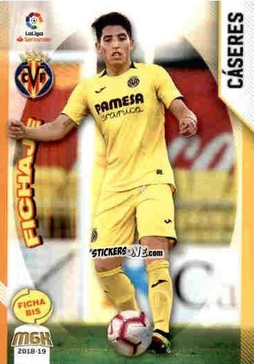 Figurina Caseres - Liga 2018-2019. Megacracks n. 527bis - Panini