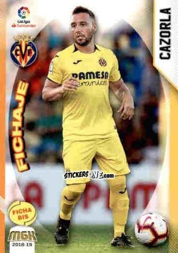 Figurina Cazorla - Liga 2018-2019. Megacracks n. 530bis - Panini