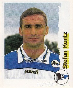Cromo Stefan Kuntz - Fußball Bundesliga zur Endphase der Saison 1996/1997 n. 17 - Panini