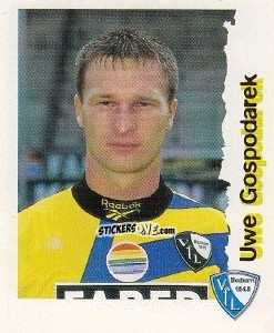 Cromo Uwe Gospodarek - Fußball Bundesliga zur Endphase der Saison 1996/1997 n. 20 - Panini